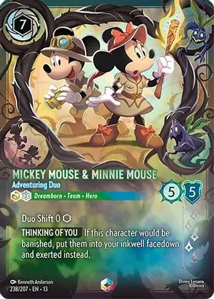 Mickey Mouse & Minnie Mouse