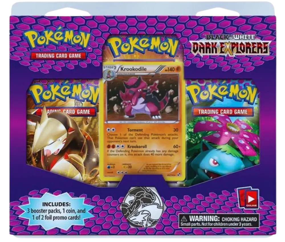 Dark Explorers: 3-Pack Blister (Krookodile)