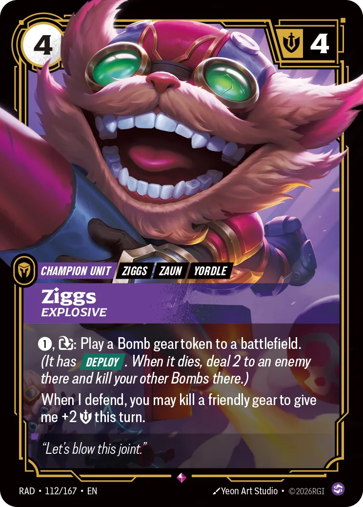Ziggs, Explosive
