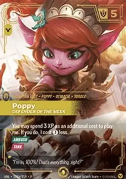Poppy, Defender of the Meek