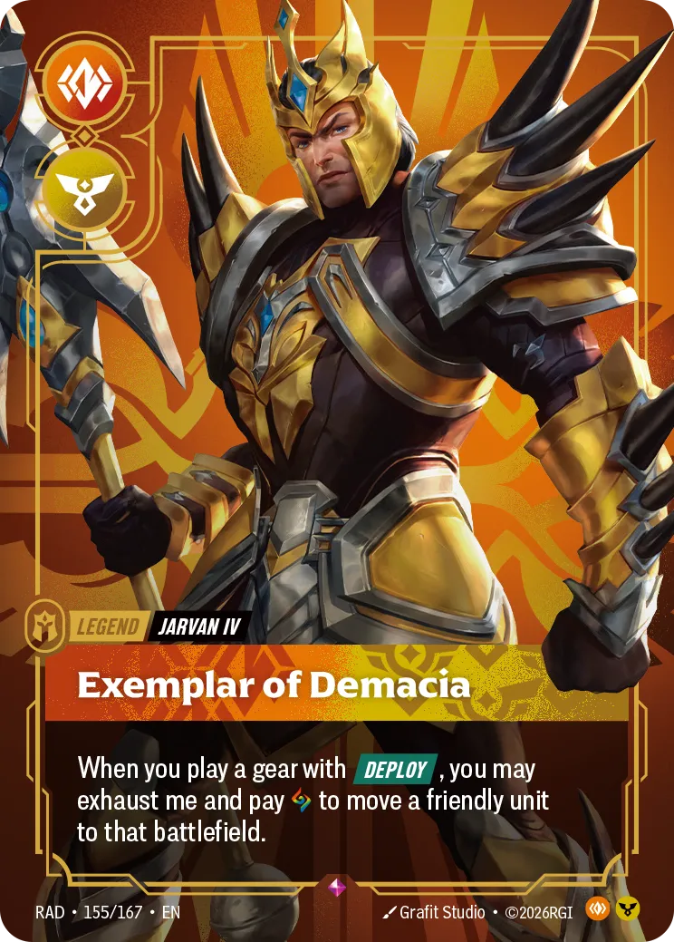 Jarvan IV, Exemplar of Demacia