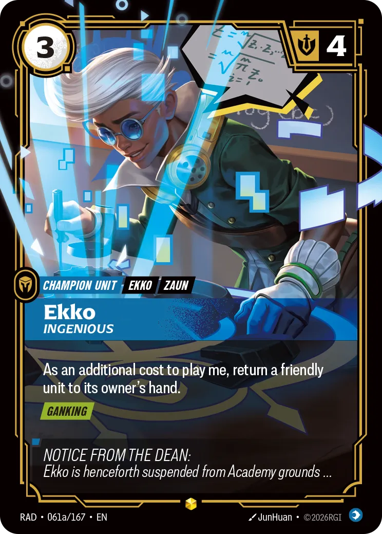 Ekko, Ingenious
