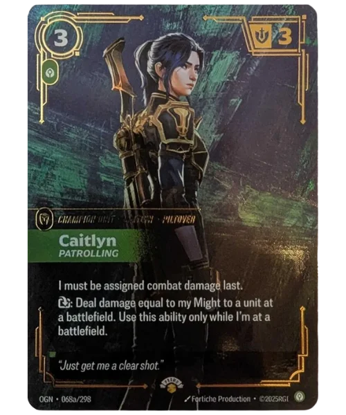 Caitlyn, Patrolling