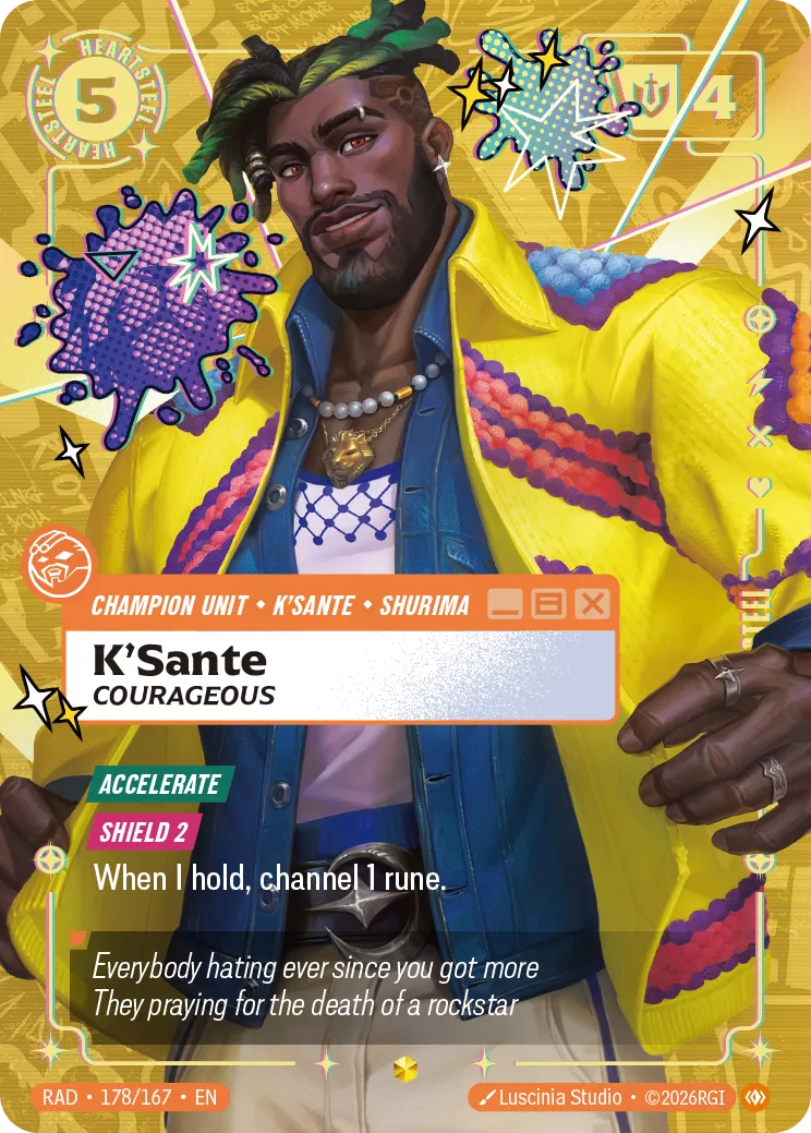K'Sante, Courageous