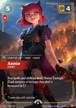 Annie, Fiery