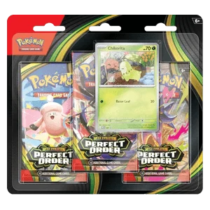 Perfect Order: Chikorita 3-Pack Blister