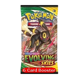 Evolving Skies Booster (6 Cards)