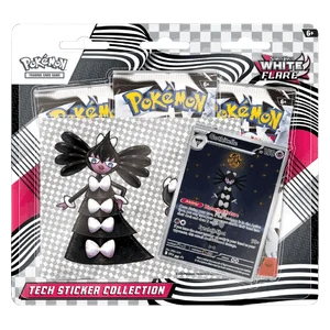 White Flare: Gothitelle Tech Sticker Collection