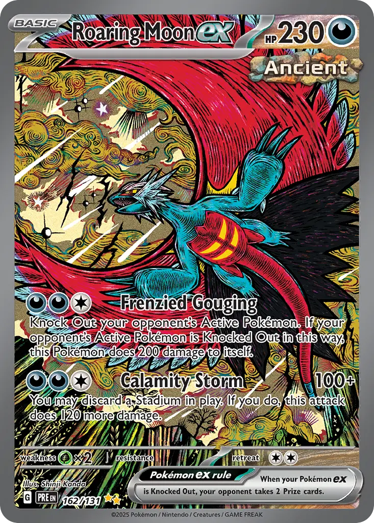 1x Roaring Moon ex