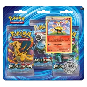 Evolutions: Braixen 3-Pack Blister