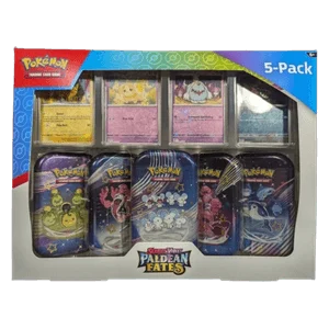 Paldean Fates: Costco 5-Pack Mini Tin Bundle